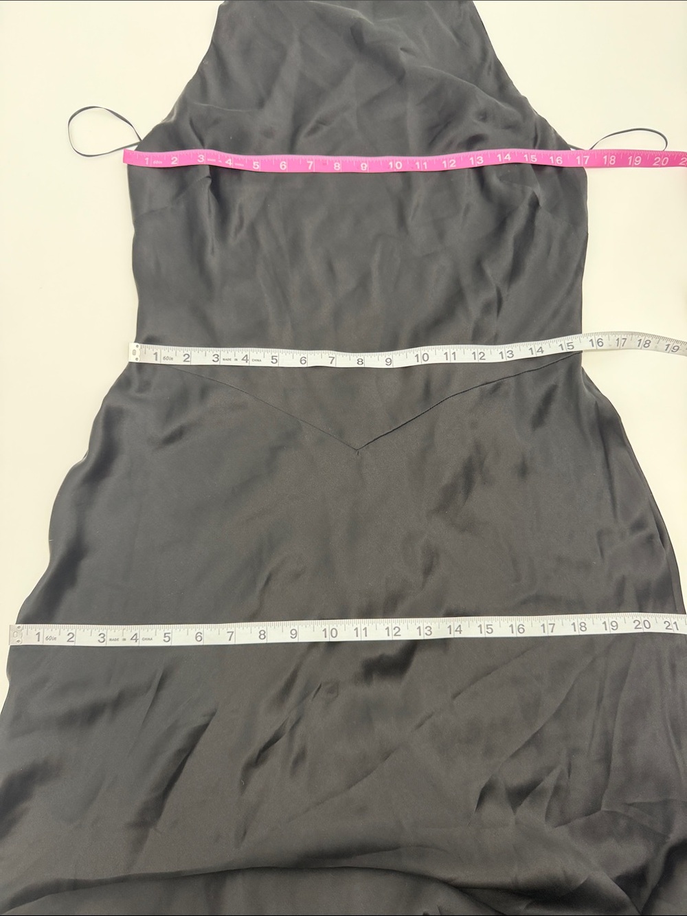 Reformation Bianca 100% Silk Halter Maxi Dress Black Size 10 NWT Camille Rowe - Picture 6 of 11